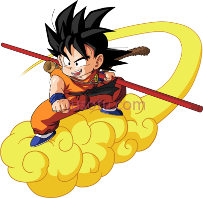 龙珠孙悟空,dragon ball son goku on cloud PNG