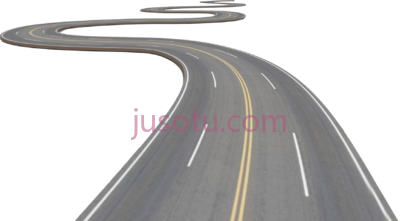 蜿蜒道路,road winding PNG