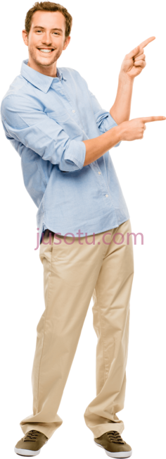 指向右边,人 PNG