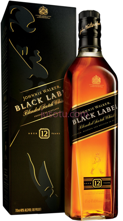 威士忌,black label whiskey johnnie walker PNG
