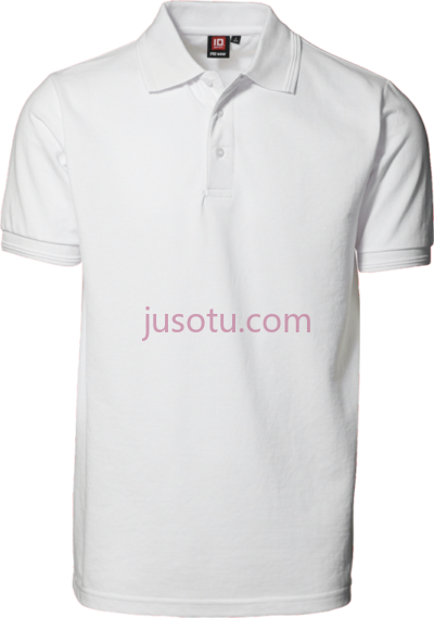 无口袋白色马球衫,wear polo shirt no pocket PNG