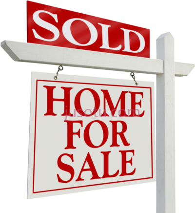 房屋出售标志,house sold sign PNG