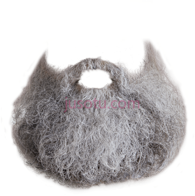 大胡子,real santa hat big white beard PNG