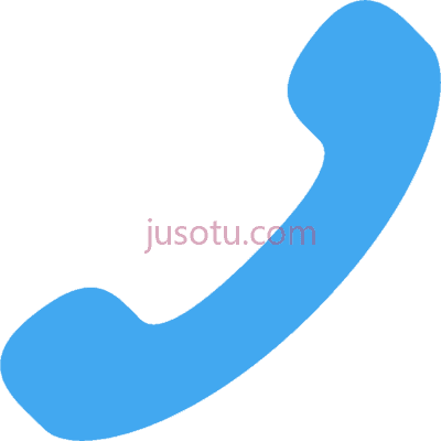 电话蓝色,phone call us blue PNG