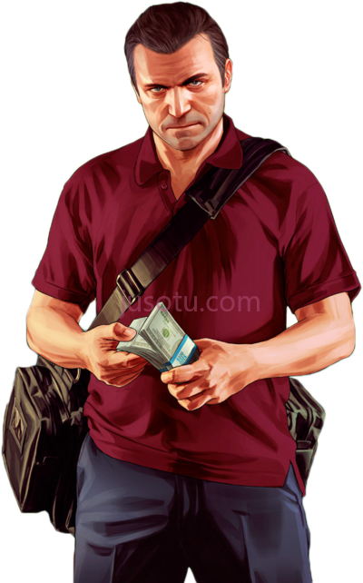 侠盗猎车手,michael 5 fan PNG