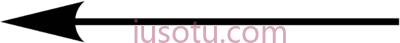 黑箭头,thin black PNG