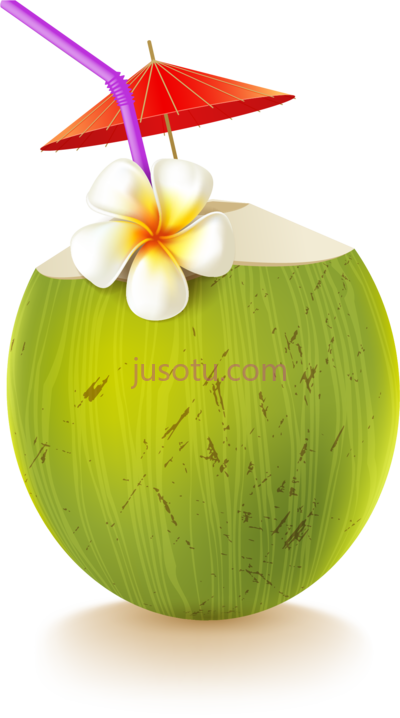 椰子饮料,coconut drink PNG