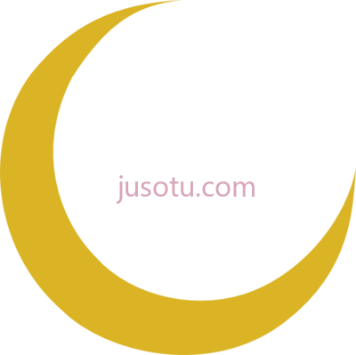 金月牙,crescent moon at gold PNG
