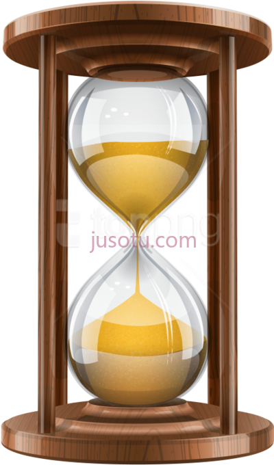 木制复古沙漏,wooden sand clock vintage hourglass PNG