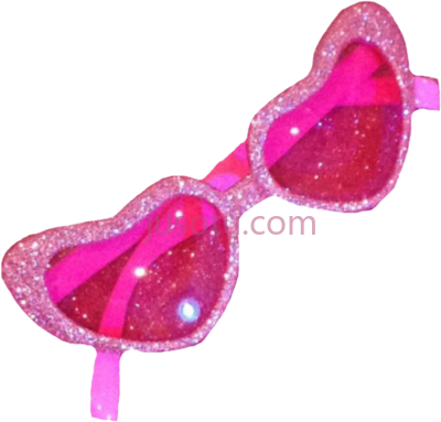 粉色太阳镜,pink sunglasses glitter PNG