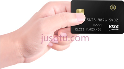 手持信用卡,bloomkit at hand holding credit card PNG