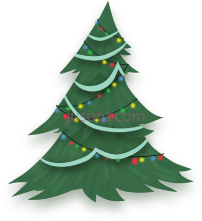 圣诞树,pony tree credit PNG