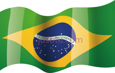 巴西国旗,brazil national flag bandeira do brasil no vento PNG