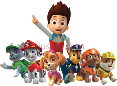 汪汪队立大功,paw patrol characters PNG