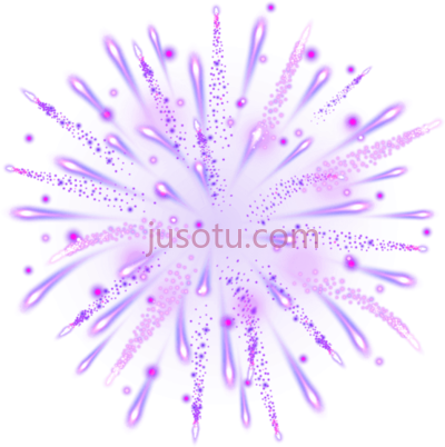 紫色烟花,purple work PNG