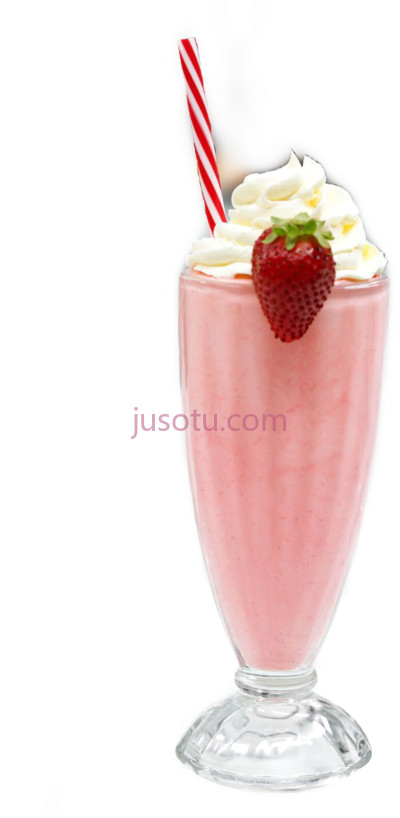 草莓奶昔,strawberry milkshake PNG