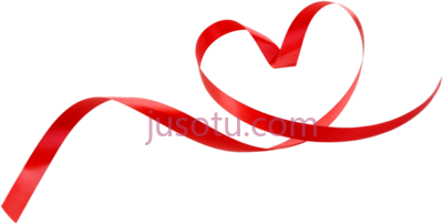 丝带心,ribbon style PNG