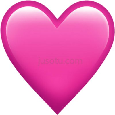 红心,corazon rosa iphone pink heart emoji PNG