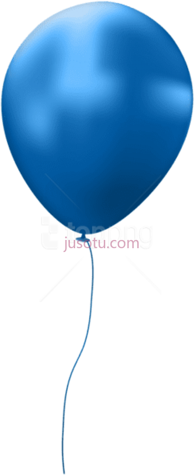 蓝色气球,blue single PNG