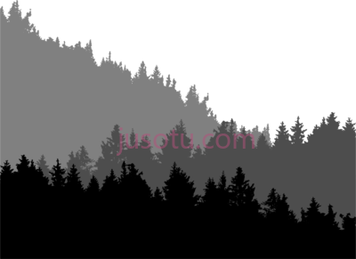 森林,big forest tree line PNG