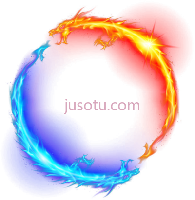 魔法圈,dragon fire ice light yellow blue magic ftestick PNG