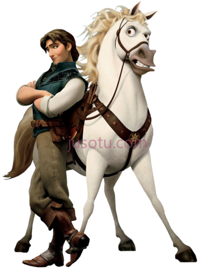 弗林王子,rapunzel principe flynn rider y maximus PNG