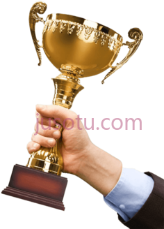 手拿奖杯PNG