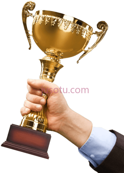 手拿奖杯,trophy hand holding PNG