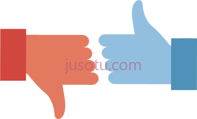 不喜欢,thumbs up down like and dislike icon PNG