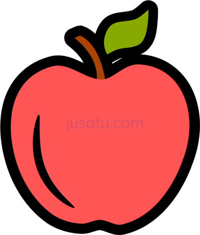 苹果卡通,apple cartoon PNG