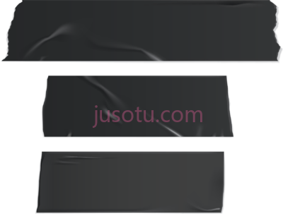 黑色胶带,adhesive black tape hand painted PNG