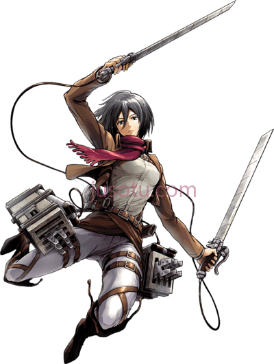 进击的巨人,attack on titan tactics mikasa PNG