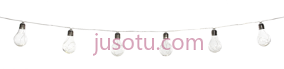 灯泡串,ware 10 led solar bulb PNG