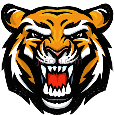 虎脸,tiger face logo PNG