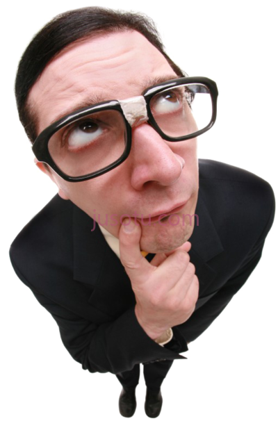有思想人,thinking man PNG
