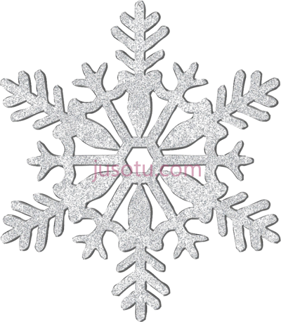 雪花,snow flake glitter silver winter PNG