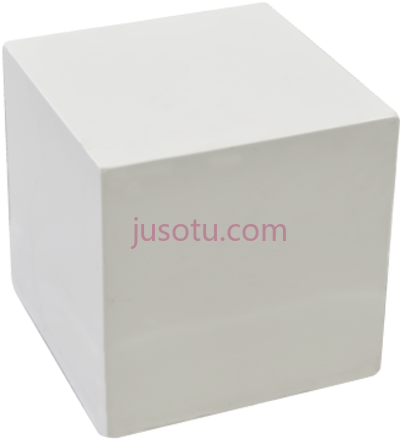 白色方块,white cube box PNG