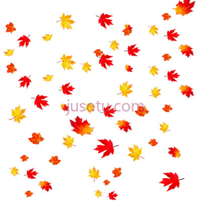 秋叶,falling leaves PNG