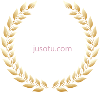 金桂冠,laurel wreath gold PNG