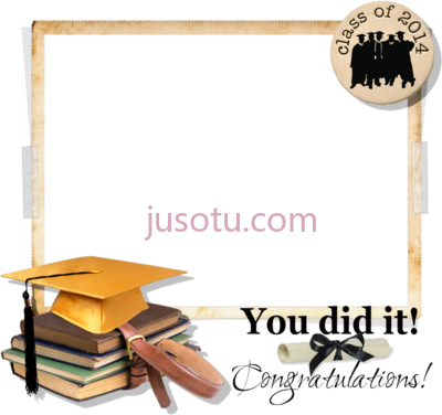 毕业边框,graduation border PNG