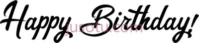 生日快乐,font in word PNG