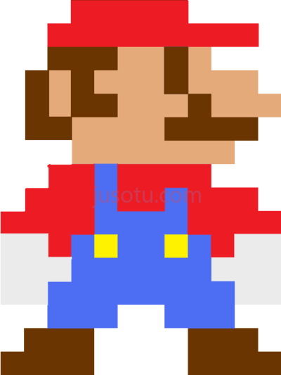 超级马里奥,mario sprite 8 bits PNG