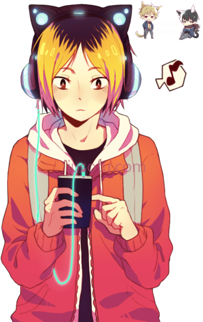 排球少年,haikyuu kuroken kozume kenma PNG