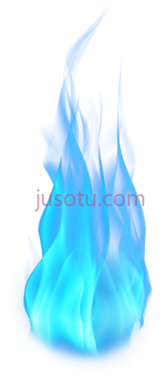 蓝色火PNG