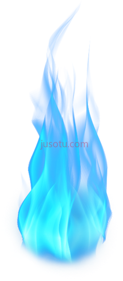 蓝色火,blue PNG