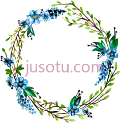 花环,框架 PNG