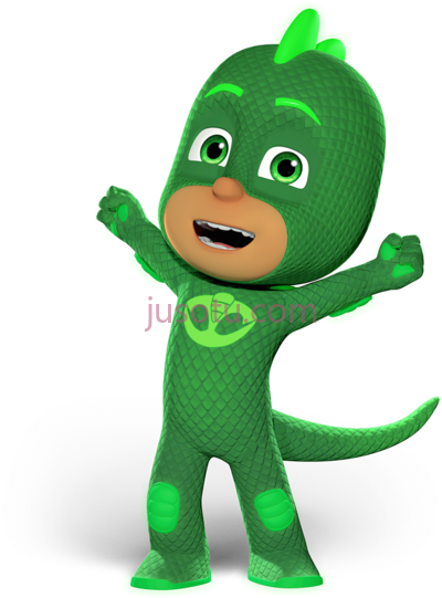 睡衣小英雄,pj masks gekko PNG