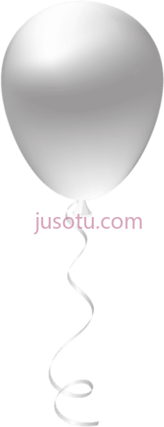 白色气球PNG