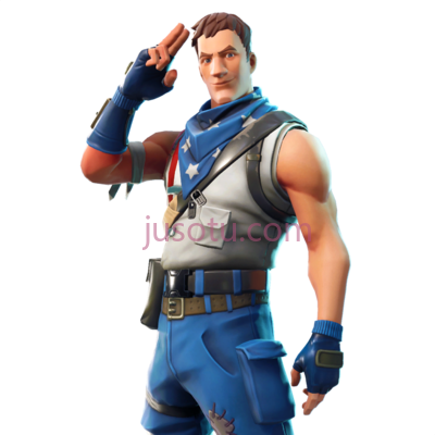 堡垒之夜,fortnite character star spangled trooper PNG
