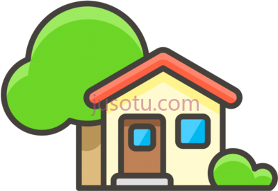 花园房子,house garden emoji tree PNG